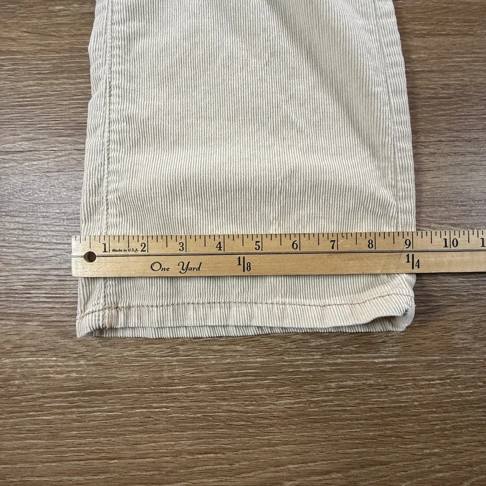 Polo Jeans Co Ralph Lauren Pants Women's 8x30 Beige Corduroy Stretch Classic - Picture 8 of 9